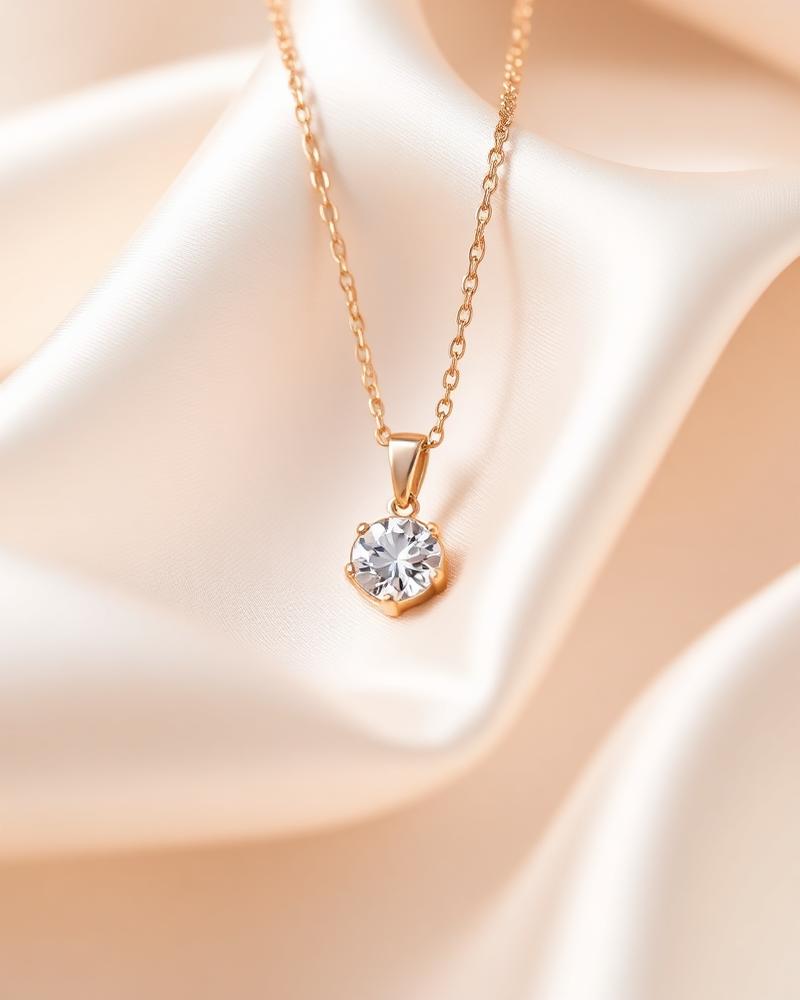 Solene Solitaire Pendant